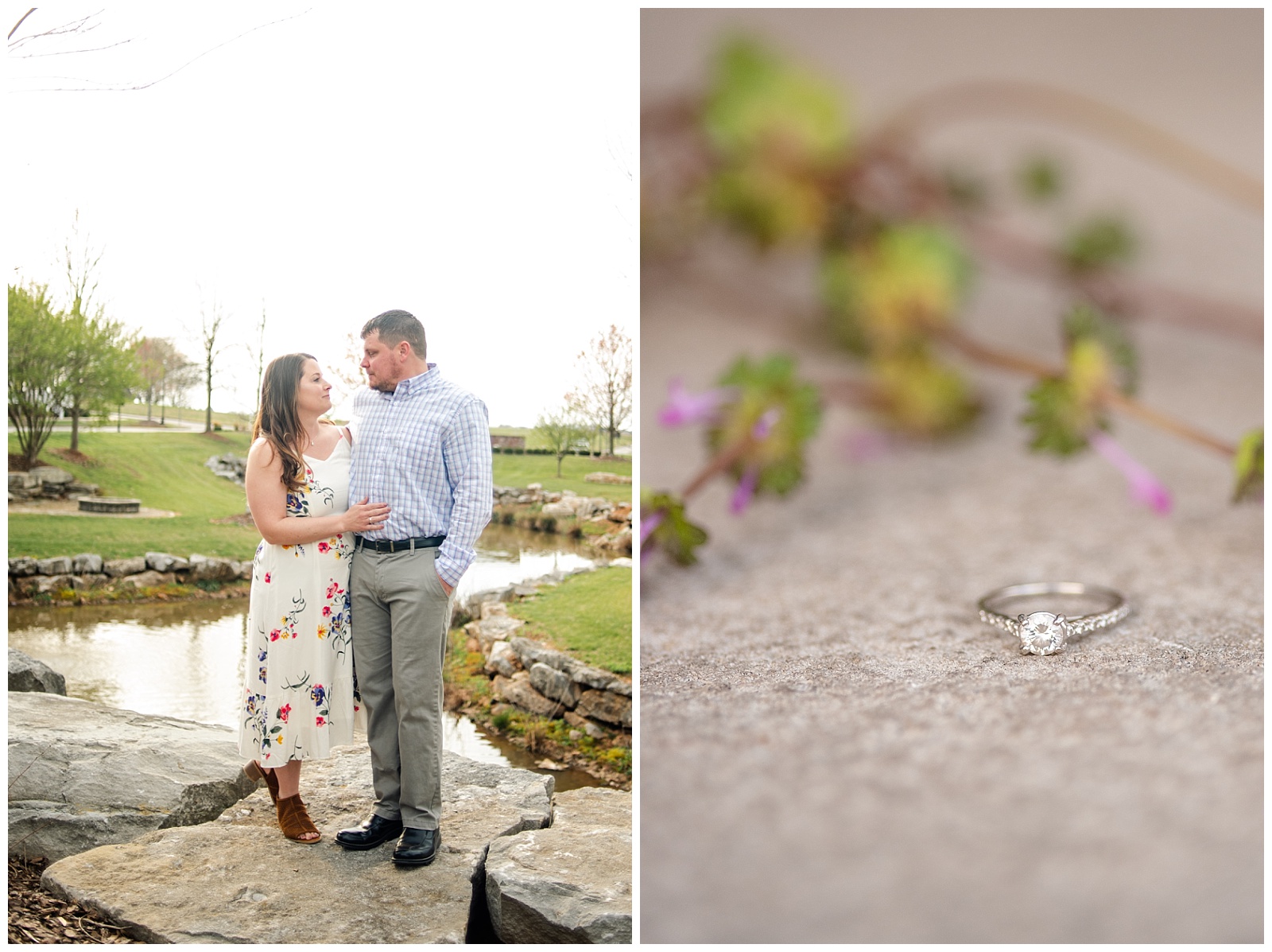 Victoria+Mark Bowling Green Spring Engagement Session