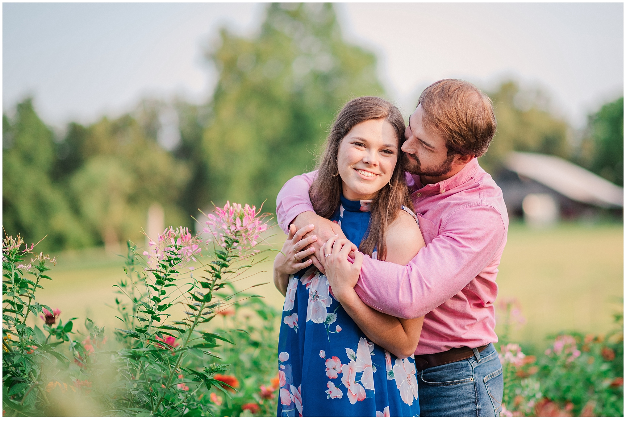 Emily + Aaron A Surprise Proposal at Briar Rose Garden
